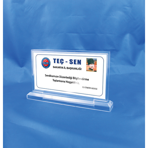 Plastik Broşürlük